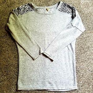 Cheetah print sweater